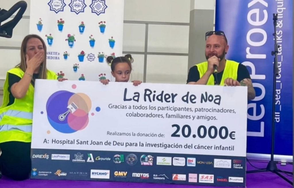 La Rider de Noa une solidaridad para recaudar 20.000€